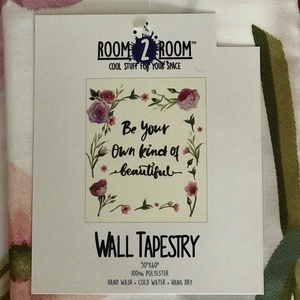 Wall Tapestry “be your own kind of beautiful”